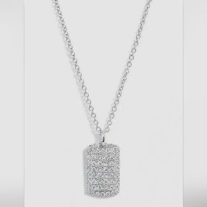 Bony Levy Diamond Dog Tag Necklace
